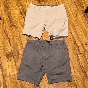 Ted Baker Men's Shorts - Light Beige and Charcoal Bundle Of 2 Size 36R